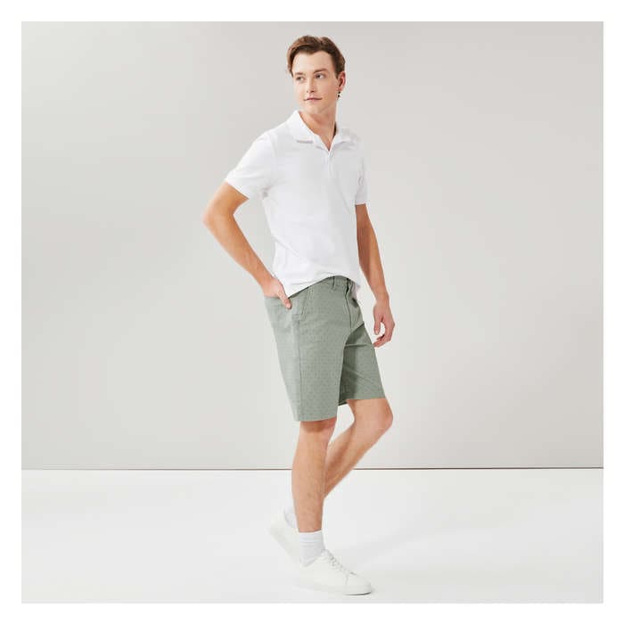 Men's Essential Flex Chino Short - Light Olive